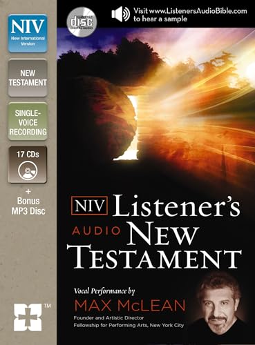 NIV, Listener's Audio Bible, New Testament, Audio CD: Vocal Performance by Max McLean