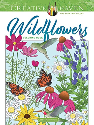 Creative Haven Wildflowers Coloring Book (Adult Coloring Books: Flowers & Plants)
