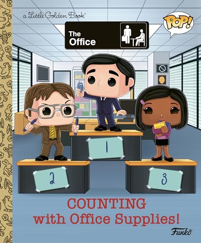 The Office: Counting with Office Supplies! (Funko Pop!) (Little Golden Book) cover
