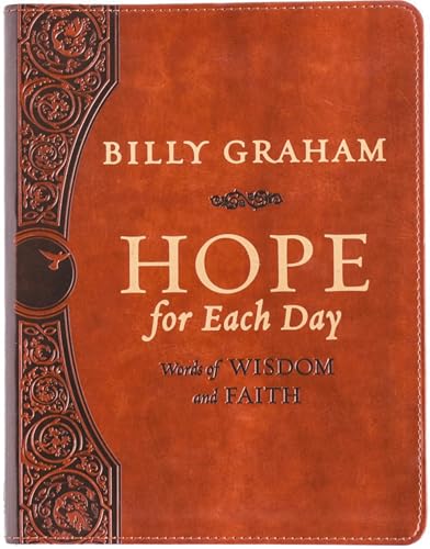 Hope for Each Day Large Deluxe: Words of Wisdom and Faith (A 365-Day Devotional) – The Perfect Father’s Day Gift for Christian Dads cover