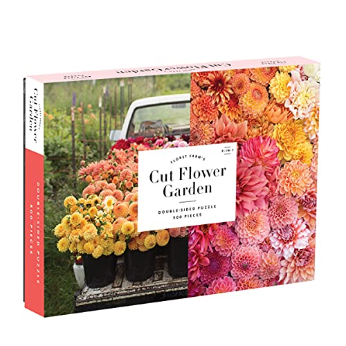 Galison, Puzzle Farms Cut Flower Garden 500 Piece