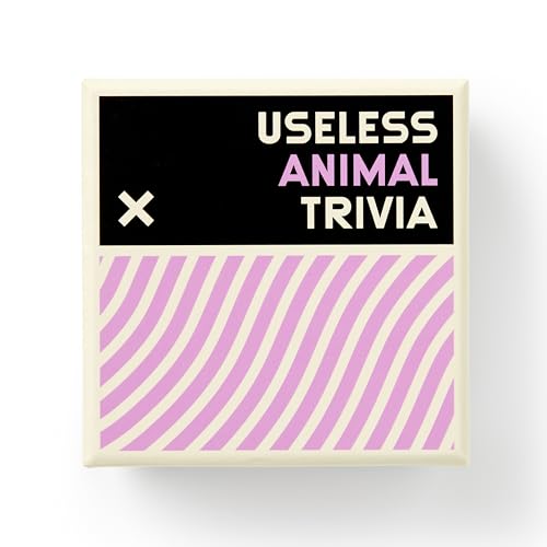 Brass Monkey Useless Animal – Trivia Card Game Set with 200 Unique Questions About All Different Kinds of Animals