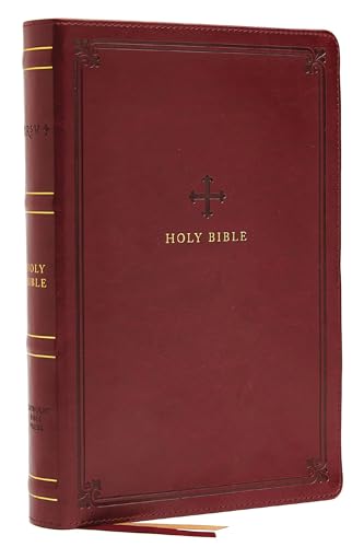 NRSV, Catholic Bible, Thinline Edition, Leathersoft, Red, Comfort Print: Holy Bible