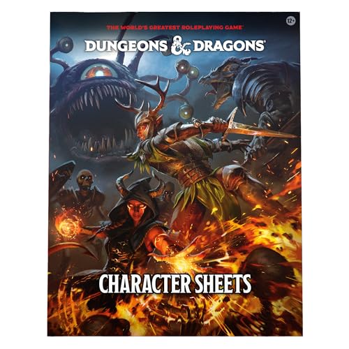 Dungeons & Dragons 2024 Character Sheets Player Accessories cover