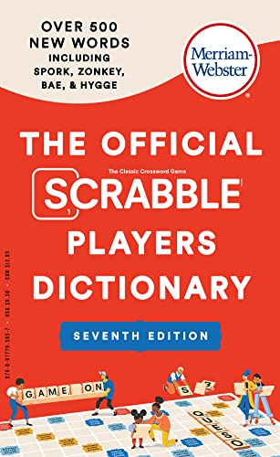 The Official SCRABBLE Players Dictionary, 7th Ed., Newest Edition - Great Gift for SCRABBLE Lovers