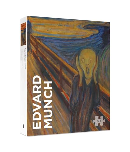 Pomegranate 500-Piece Jigsaw Puzzle for Adults, Edvard Munch's The Scream, Large Piece Puzzle, Matte Finish, Snug Fit