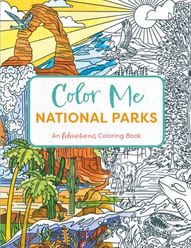 Color Me National Parks: An Adventurous Coloring Book (Color Me Coloring Books)