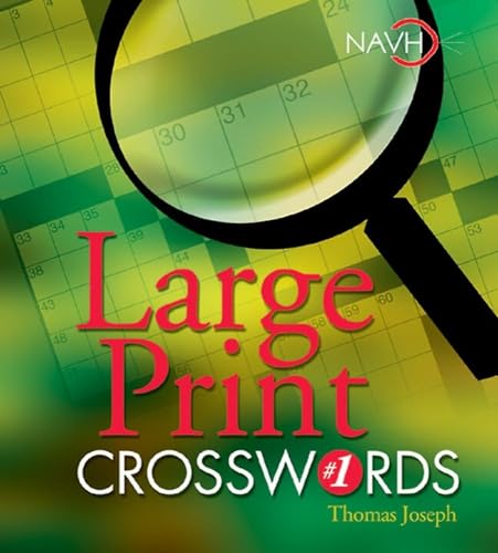 Large Print Crosswords #1 cover