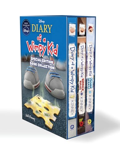 Diary of a Wimpy Kid 3-Book Collection: Special Disney+ Cover Editions: Diary of a Wimpy Kid, Rodrick Rules, and Cabin Fever