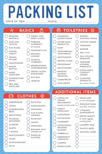 Packing List - Note Pad (60 sheets) cover