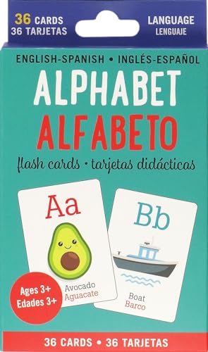 Bilingual Flash Cards - The Alphabet (English and Spanish Edition)