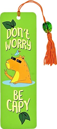 Capybara Beaded Bookmark cover