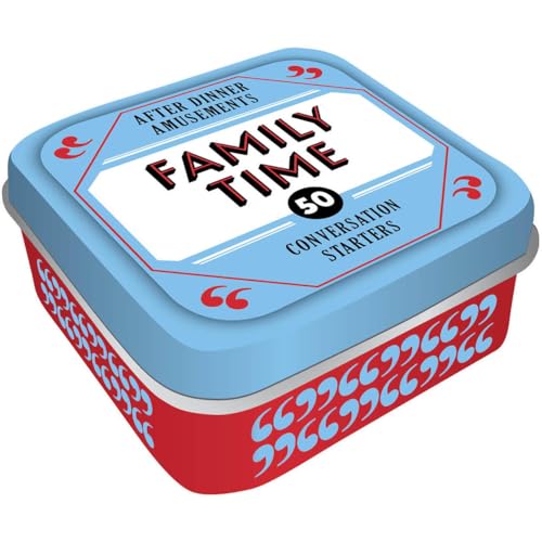 After Dinner Amusements: Family Time: 50 Conversation Starters (Conversation Card Game for Families, Portable Camping and Holiday Games) cover