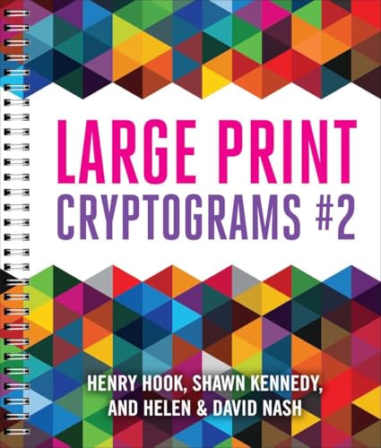 Large Print Cryptograms #2 cover