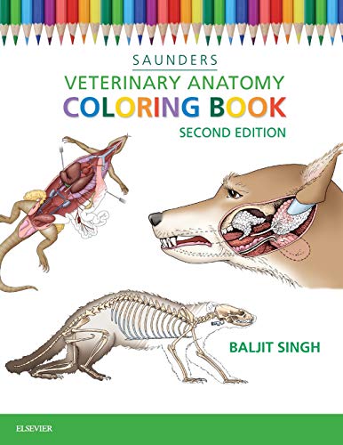 Saunders Veterinary Anatomy Coloring Book