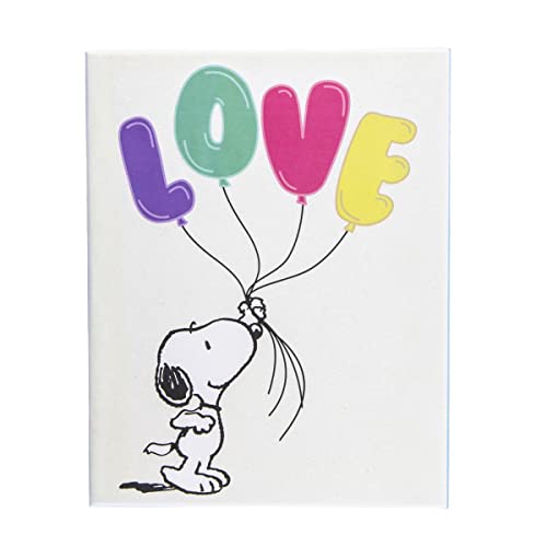 Graphique Peanuts™ Love Balloon Greeting Cards | 20 Pack | All Occasion Blank Note Cards with Envelopes | 4 Assorted Designs with Glitter Accents | Boxed Set for Personalized Notes | 4.25" x 6" cover