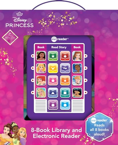 Disney Princess Moana, Cinderella, Rapunzel, and More! - Me Reader and 8-Book Library - PI Kids