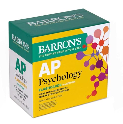 AP Psychology Flashcards, Sixth Edition: Up-to-Date Review (Barron's AP Prep)