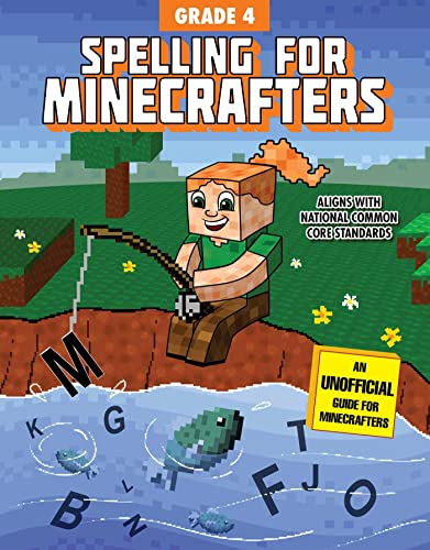 Spelling for Minecrafters: Grade 4 cover