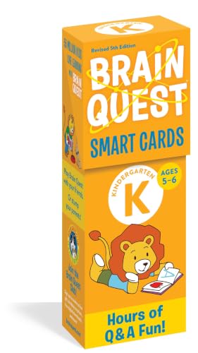 Brain Quest Kindergarten Smart Cards Revised 5th Edition (Brain Quest Smart Cards)
