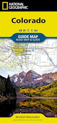 Colorado Map (National Geographic Guide Map) cover