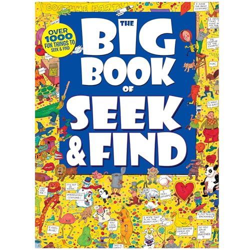 The Big Book of Seek & Find – Spooky Hidden Object Picture Puzzle Book for Kids | Seek and Find Activity Book for Boys & Girls | Boosts Focus & ... for Brain-Training (Search & Find-Big Books)