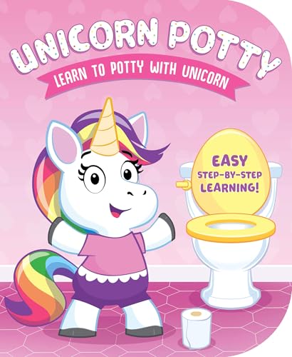 Unicorn Potty Board Book – Joyful Potty Training for Toddlers Ages 1+ | Step-by-Step Potty Routine with Magical Rhymes & Encouraging Illustrations