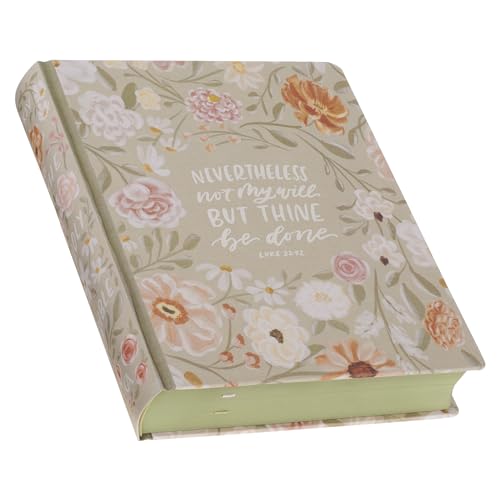 KJV Note-taking Bible, Large Print Special Edition, Journal Space, Reading Plan, Maps, Concordance, King James Version Holy Bible, Amelia Sage Floral, 10.8 pt. (KJV Note-taking Loveall Edition)