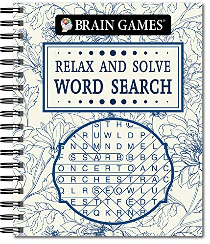 Brain Games - Relax and Solve: Word Search (Toile) cover