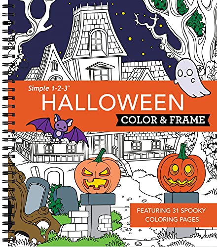 Color & Frame - Halloween (Coloring Book) cover