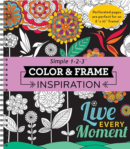 Color & Frame - Inspiration (Adult Coloring Book) cover