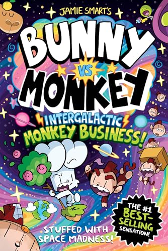 DFB Phoenix Bunny vs Monkey Intergalactic Monkey Business! (a Phoenix Comic Book, from the million-selling Jamie Smart, Illustrator of the Year).
