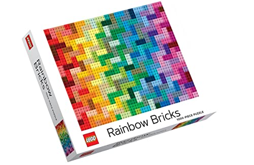 LEGO Rainbow Bricks 1000 Piece Jigsaw Puzzle