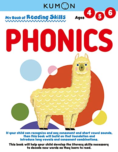 Kumon My Book of Reading Skills: Phonics (Reading Skills), Ages 4-6, 96 pages (My Book of Reading Skills)