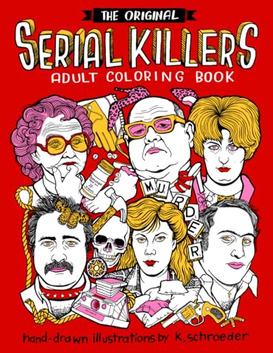 Serial Killers: Adult Coloring Book