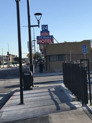 24 Hour motel Los Angeles California — Property