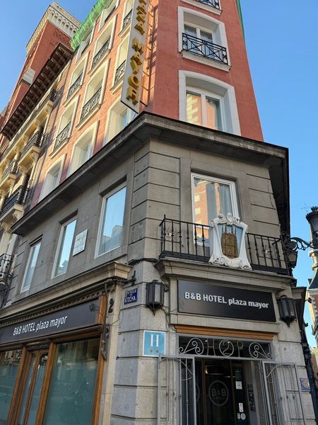 B B HOTEL Madrid Centro Plaza Mayor — Property