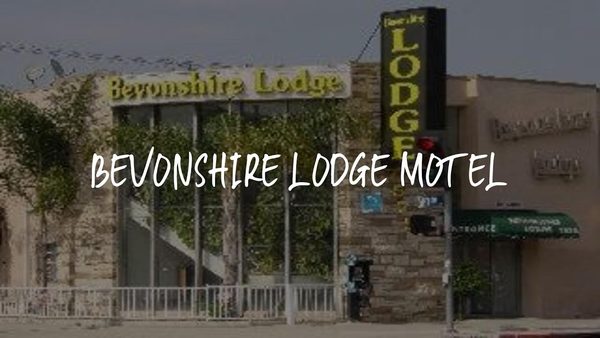 Bevonshire Lodge Motel Los Angeles California — Property