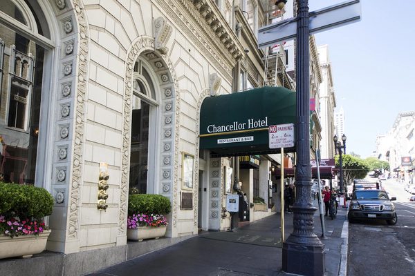 Chancellor Hotel on Union Square San Francisco California — Property