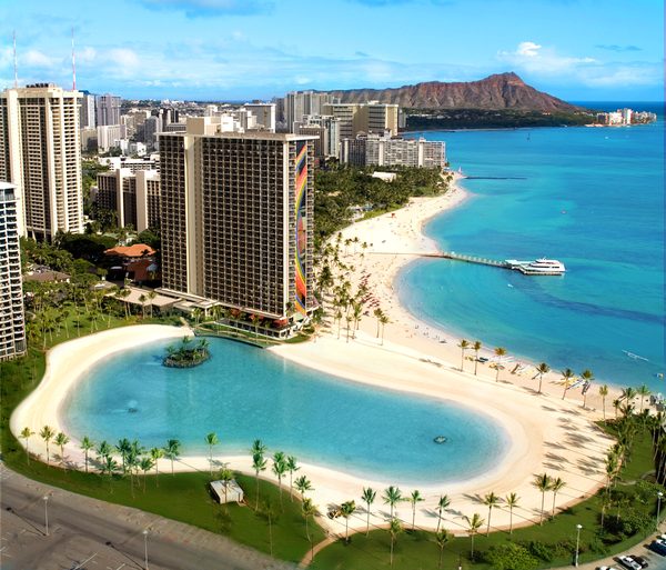 Hilton Hawaiian Village Waikiki Beach Resort Honolulu Oahu Hawaii — Property