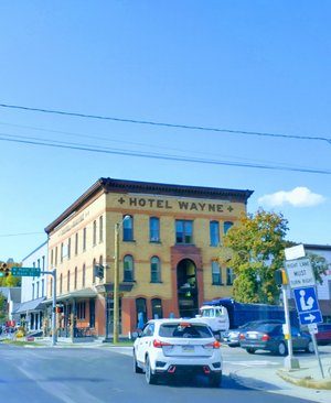 Hotel Wayne Honesdale Pocono Mountains Region Pennsylvania — Property