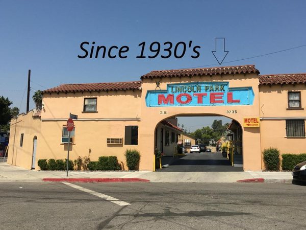 Lincoln Park Motel Los Angeles California — Property