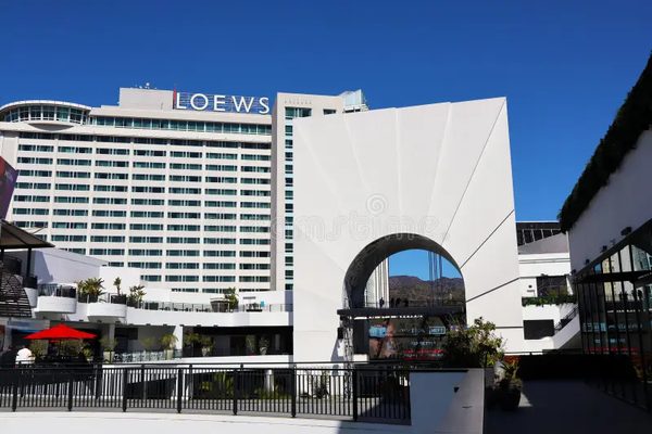 Luxen Hotel Hollywood Los Angeles California — Property