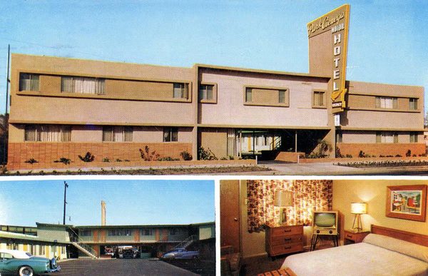 Park Cienega Motor Hotel Los Angeles California — Property