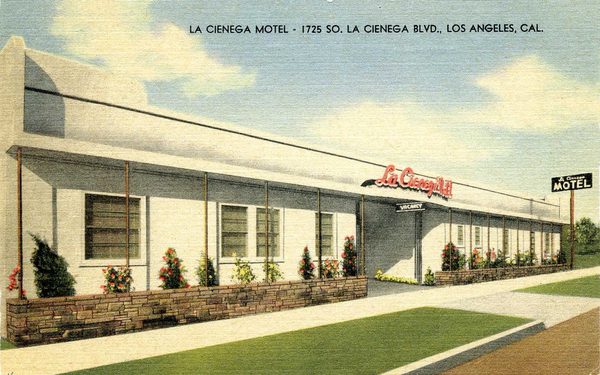 Park Cienega Motor Hotel Los Angeles California — Property