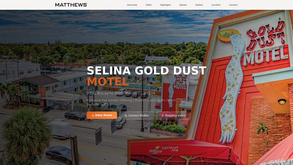 Selina Gold Dust Miami Florida — Property