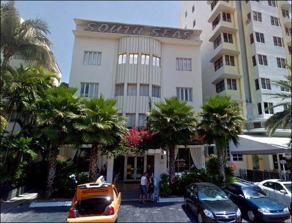 South Seas Hotel Miami Beach Florida — Property