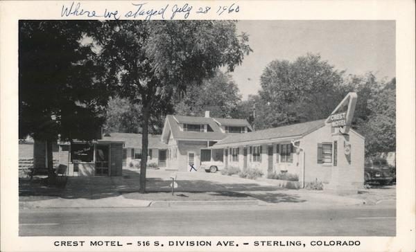The Crest Motel Sterling Colorado — Property