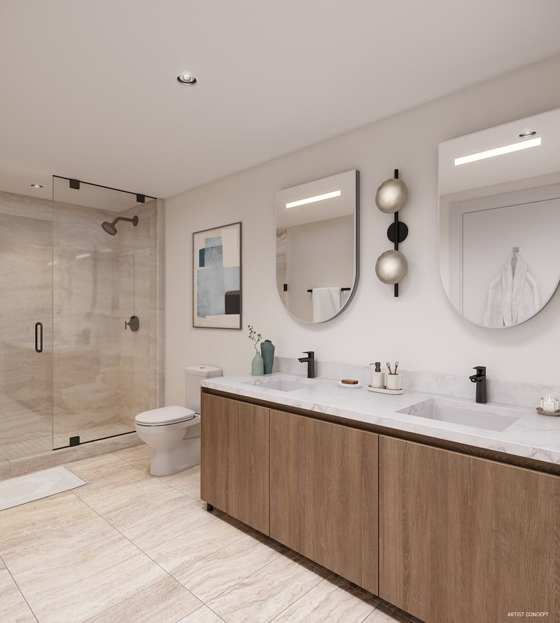 72 Park by Nomada Residences Miami Beach Florida — Bathroom