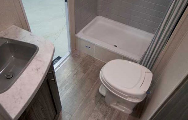Adventure Bound Camping Resorts Cape Cod — Bathroom